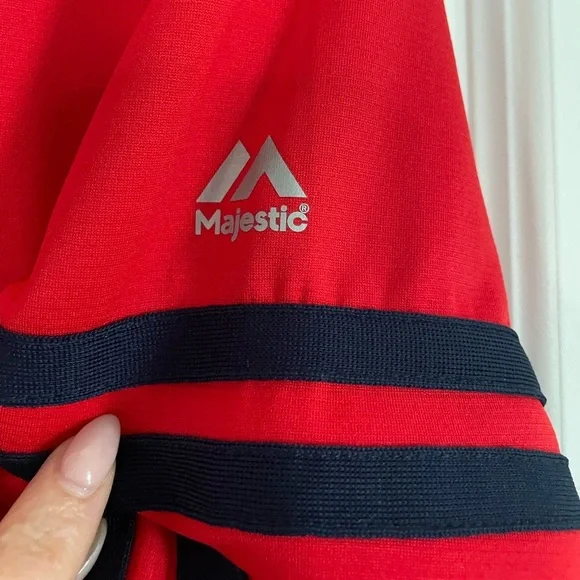 Majestic Washington Nationals Jersey, Red, XL - Picture 2 of 7